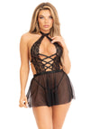 Neckholder-Babydoll mit G-String | Leg Avenue
