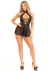 Neckholder-Babydoll mit G-String | Leg Avenue