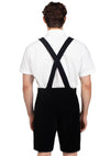 Schwarzes traditionelles Oktoberfest Kostüm für modebewusste Herren von Leg Avenue – Ansicht 2