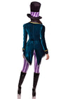 Mehrfarbiger extravaganter Jumpsuit im magischen Märchen Look mit Frack von Leg Avenue – Ansicht 3