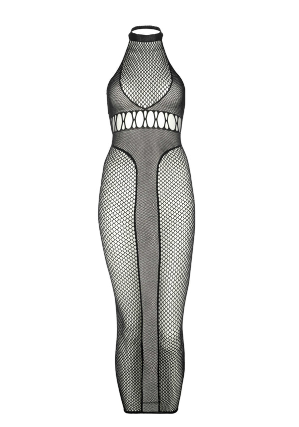 Rückenfreies Fischnetz-Kleid | Leg Avenue