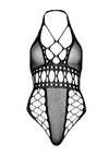 Rückenfreier Netzbody mit Thong Rückseite | Leg Avenue