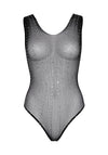 Strassbesetzter Netz-Bodysuit | Leg Avenue