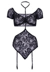 Verspieltes Bandeau Top und Strumpfhalter Set | Leg Avenue SALE