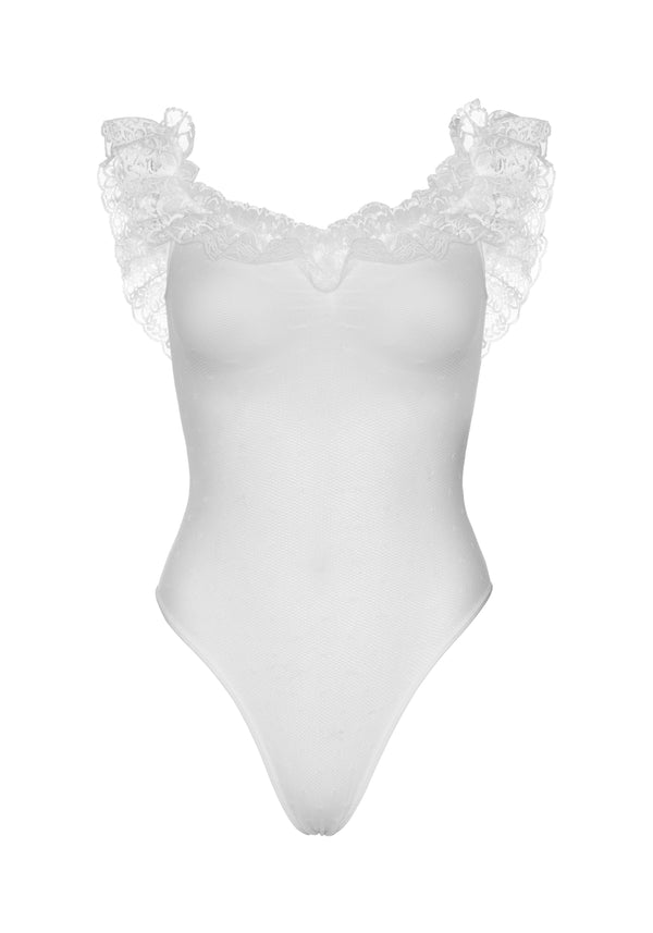 Schulterfreuer Teddy mit Spitze | Leg Avenue