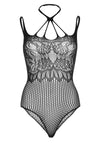 Strapshalter Teddy aus Spitze und Netz | Leg Avenue