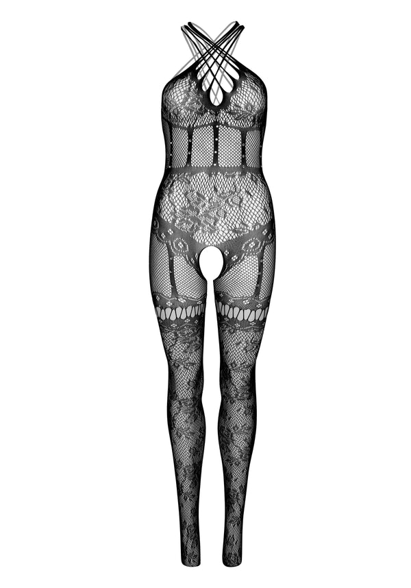 Riemchen Neckholder-Bodystocking | Leg Avenue