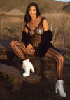 sexy Gitternetz-Bodystocking schwarz | Leg Avenue