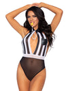 Kostüm - Sexy Schiedsrichterin schwarz-weiss | Leg Avenue