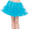 Türkiser flauschiger Petticoat mit mehrlagigem Tüll Design | Leg Avenue