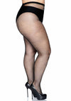 Fischnetz Strumpfhose mit hinterer Naht schwarz | Leg Avenue