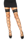 Weite Netzstrümpfe mit Diamanten | Leg Avenue