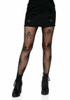 Strumpfhosen mit Totenkopfmuster | Leg Avenue