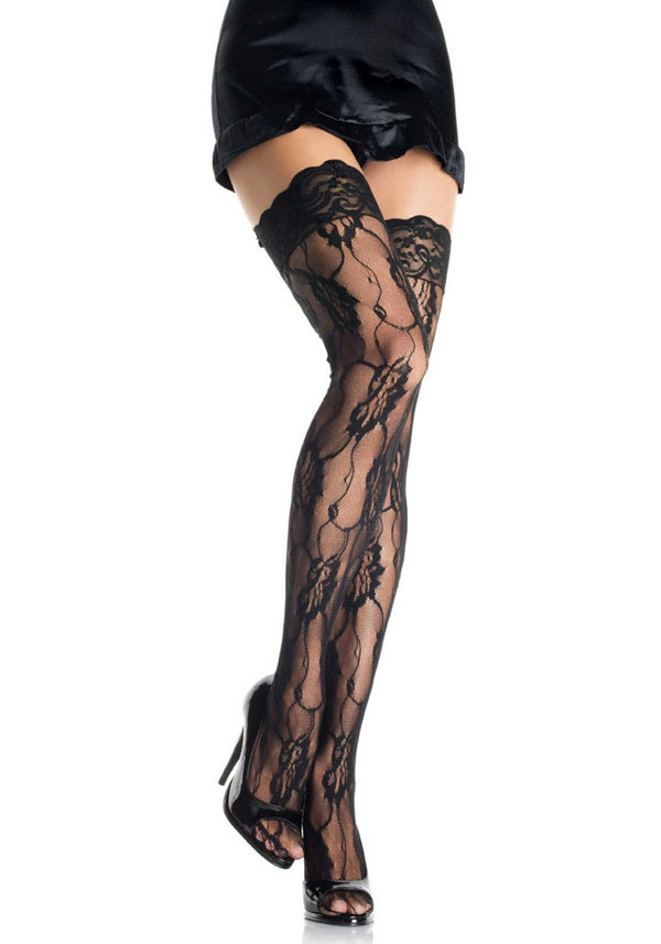 Rosen-Spitzenstrümpfe | Leg Avenue