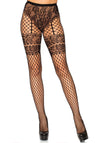 Netzstrumpfhose French Cut mit Spitze | Leg Avenue