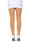 Neonorangerte auffällige Jumbo Netzstrumpfhose für unvergesslich aufregende Festival Looks von Leg Avenue – Ansicht 2