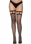 Halterlose Strümpfe mit Strumpfband schwarz | Leg Avenue