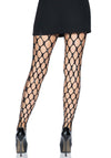 Netzstrumpfhose Strasssteine schwarz | Leg Avenue