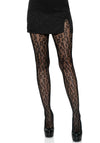 Netzstrumpfhose Leoparden Design schwarz | Leg Avenue