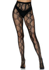 Netzstrumpfhose Schlange schwarz | Leg Avenue
