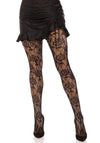 Strumpfhose mit Wildrosen-Muster | Leg Avenue
