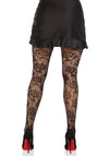Strumpfhose mit Wildrosen-Muster | Leg Avenue