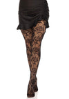 Strumpfhose mit Wildrosen-Muster | Leg Avenue