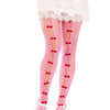 Pinke kokette Herz Netzstrumpfhose mit süßen Schleifen Details | Leg Avenue