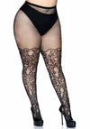 Netzstrumpfhose mit floralem Muster | Leg Avenue