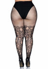 Netzstrumpfhose mit floralem Muster | Leg Avenue