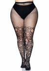 Netzstrumpfhose mit floralem Muster | Leg Avenue