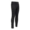 Eng geschnittene Gothic-Jeans mit Schnürung Schwarz | Aderlass