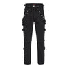Industrial-Look Baumwoll Hose Schwarz | Aderlass