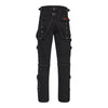 Industrial-Look Baumwoll Hose Schwarz | Aderlass