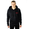 Kuscheliger Kult-Hoodie mit Reißverschluss Schwarz | Aderlass
