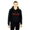 Hoodie Kapuzen-Pullover mit Logo Schwarz | Aderlass