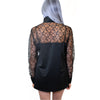 Annabelle Top im romantisch-verspielten Gothic-Stil Schwarz | Aderlass