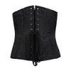 Unterbrust-Korsett Brocade Schwarz | Aderlass