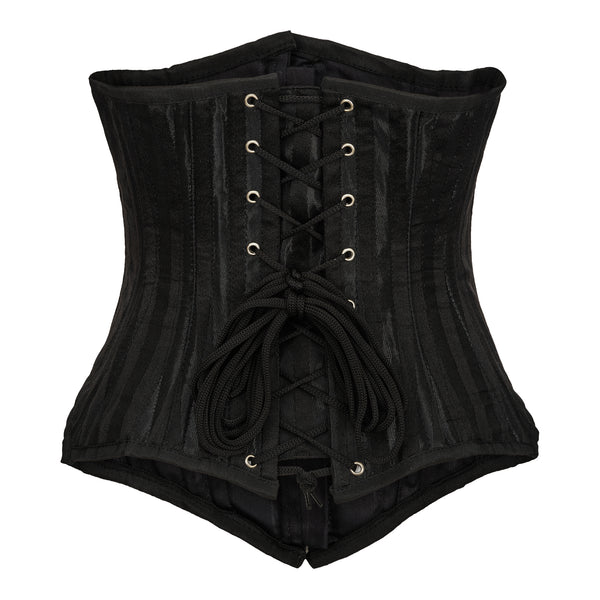 Unterbrust-Korsett Brokat Korsett Elegante Taille Schwarz | Aderlass