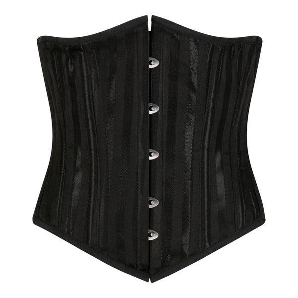 Unterbrust-Korsett Brokat Korsett Elegante Taille Schwarz | Aderlass