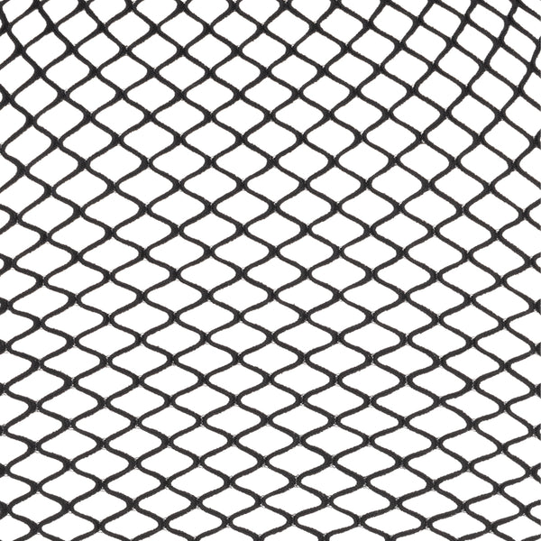 Fishnet Top langarmshirt aus grobmaschigem schwarzem Netzstoff Schwarz | Aderlass