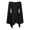 Minikleid im mystischen Witchcore-Designs Schwarz | Aderlass