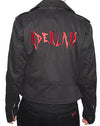 Ladys Bikerjacke mit Logo Schwarz | Aderlass