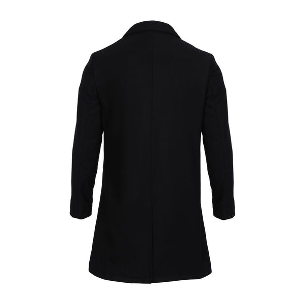 Langer schwarzer Gehrock im klassischen Suit-Style Schwarz | Aderlass