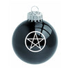 Christbaumkugeln Set 4 Glaskugeln Schwarz | Aderlass