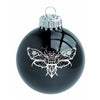 Christbaumkugeln Set 4 Glaskugeln Schwarz | Aderlass