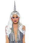 Kostümzubehör - Himmlisches Einhorn Kopfteil silber | Leg Avenue