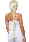 Perücke Blond langhaarig Zopf | Leg Avenue