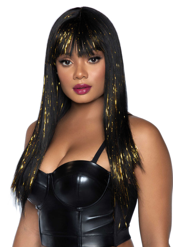 Langhaar Perücke Gold/Schwarz | Leg Avenue