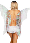 Transparentes schillerndes Feenflügel Set mit magischem Farbeffekt von Leg Avenue – Ansicht 4